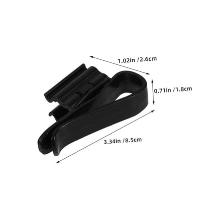 Yardwe 8pcs Hose Fixing Clamps for Fish Tank Compact Aquarium Water Hose Clips Versatile and Space Efficient Clips for Aquariums and Water Tubes - color: Black