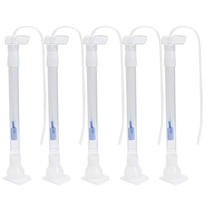 Marsrut 5pcs Under Gravel Filter Aquarium Uplift Tube, Undergravel Bottom Filters for Fish Tanks Water Cleaner Small Board Air Clean System Freshwater Saltwater, Clear Tubing Accessory Kit