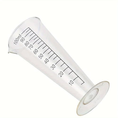 100ml Metric Plastic Conical Measuring Cup, with Pouring for Measuring Flour, Sugar, Vinegar, Sauce, or Other Liquid