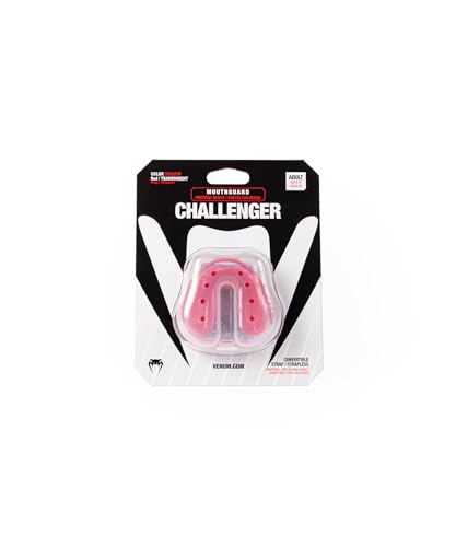 Venum Challenger Mouthguard - Strap/Strapless - color: Red Transparent, size: Adult
