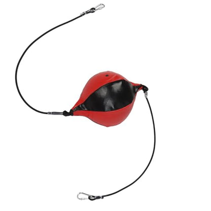 Generic Speed Bags for Boxing, Double End Bag Boxing with Adjustable Cord Inflator PU Leather Enhance Double End Punching Ball Boxing Training Equipment Double End Speed Boxing,