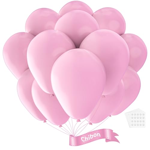 Pink Latex Balloons, 150pcs 5 inches Round Helium Light Pink Balloons for Birthday Baby Shower Wedding Valentine's Day Gender Reveal Birthday Party Decorations - color: Light Pink, size: 5 inches