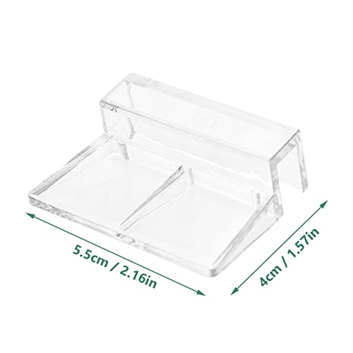Toddmomy 10pcs Aquarium Cover Frame Support Racks Durable Fish Tank Brackets for Secure Covers Professional Accessories for Fish Tank Setup and Maintenance