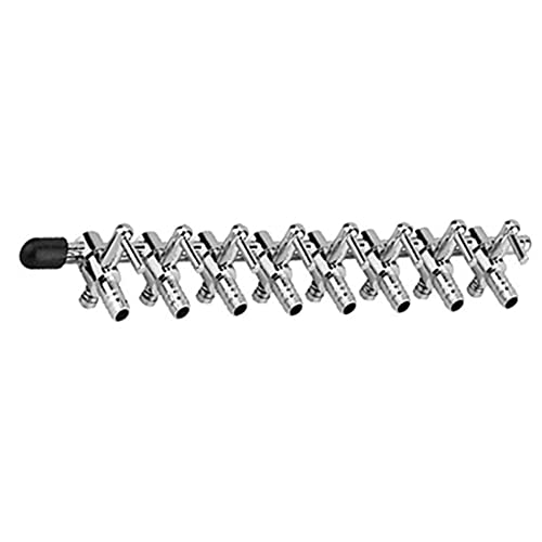 Aquarium Air Valve 8 Way Inline Manifold Air Flow Pump Tubing Splitter Lever Control Valve