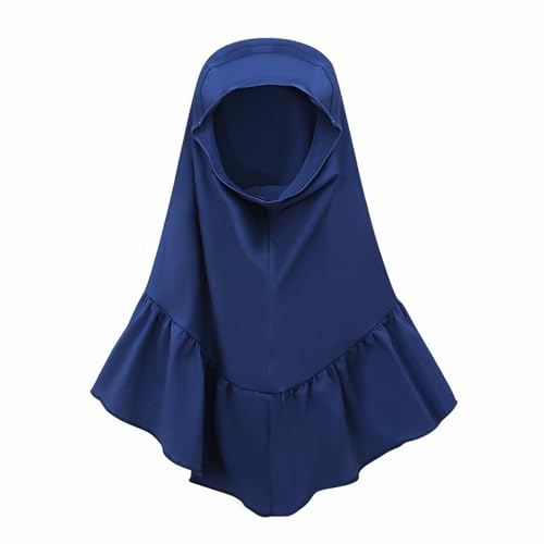 Kids Girls Prayer Islamic Dress Printed Sleeve Cuffed Prayer Set for Muslim Middle East Modest Two Piece Outfits - size: 4-5T