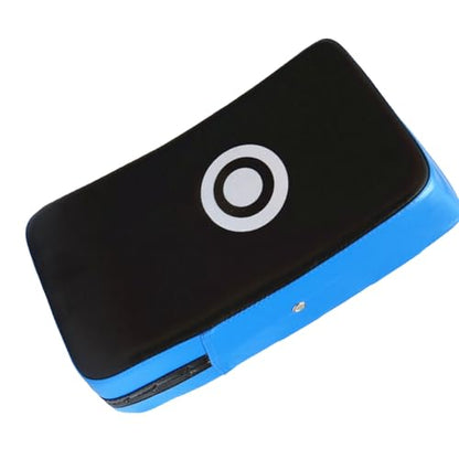Taekwondo Pad Striking Targets Paddles Karate Martial Arts Strikes Targets Kickboxing Training Equipment Gear Kickboxing Leg Pad - color: blue edge