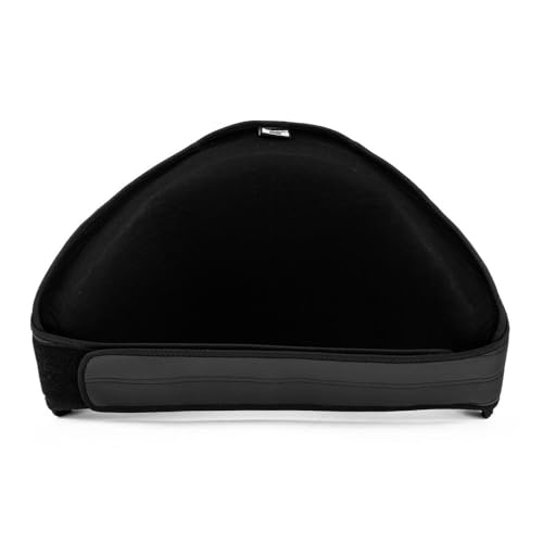 YOKKAO Belly Pad - Leather | Heavy-Duty Padding | Produced at Factory, Thailand | Muay Thai | 5 Colors - color: Black
