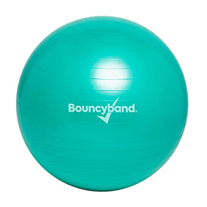 Bouncyband Balance Ball – Create Flexible Seating to Improve Focus at School, Office, or Home with This No-Roll Weighted Ball - color: Green, size: Medium (Pack of 1)