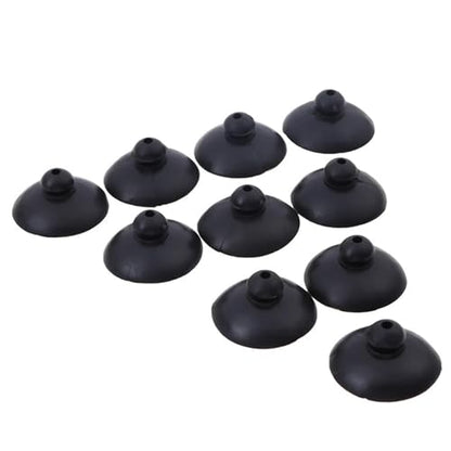 20pcs Black Soft Silicone Suction Cup Clip Sucker Holder Fish Aquarium Tank