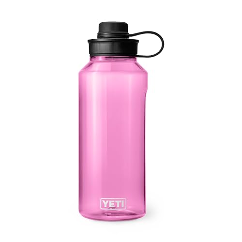 YETI Yonder Water Bottle with Yonder Tether Cap, Lightweight, Leakproof and BPA-Free - color: Power Pink, size: 50 Ounces