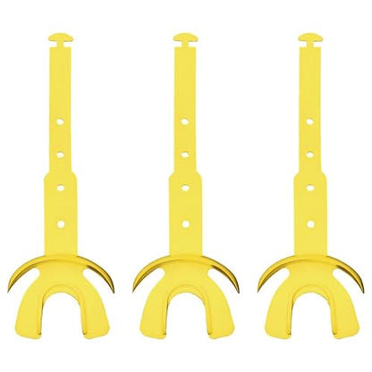 Vettex Doubleguard Mouthguard with Lip Protection - color: Yellow, size: Pack of 3