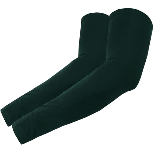 AMAL Muslim Sleeves COTTON Cover Arms For Women USA - color: Green, size: Medium