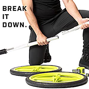 AXLE Home Gym Workout Barbells - Barbell Weight Set for Strength Training
