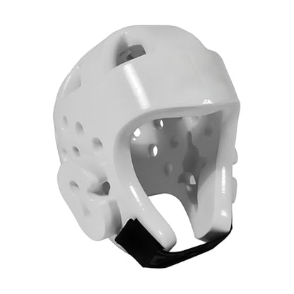 Youth & Adults Taekwondo Karate Headgear MMA Martial Arts Helmet, Soft Head Gear for Martial Art Grappling Muay Thai Kickboxing Taekwondo - color: WHITE, size: X-Large