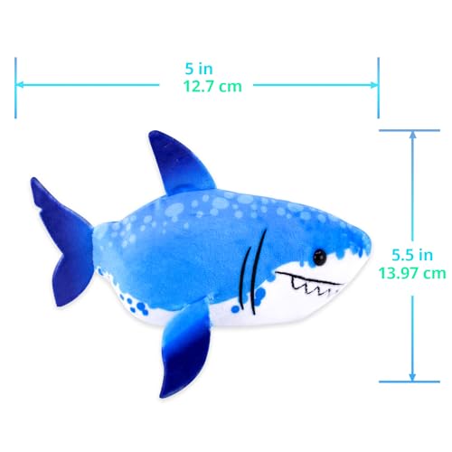 ZhuZhu Aquarium Starter Set with 2 Motorized Fish (Sting Ray + Shark) 2-Pack Bundle