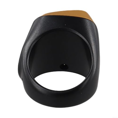 IQibla Smart for Zikr Ring with Digital Counter, Vibration Reminder, for OLED Display, 40mAh for battery and Prayer Time Alerts for Muslims, Black(20mm black) - size: 20mm black