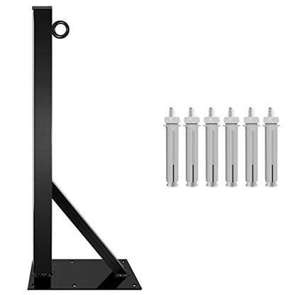 Aoneky Heavy Duty Punching Bag Wall Mount Bracket, 1000LB Capacity Universal Boxing Bag Hanger for MMA, Muay Thai, Home Gym Training, Solid Steel Construction with 6 Bolts - size: 23 inch