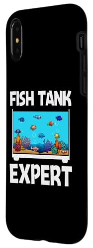iPhone X/XS Funny Aquarium For Men Women Fish Tank Lovers Reef Keeper Case