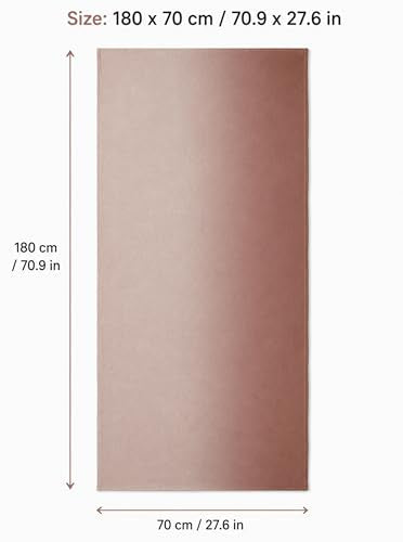 Premium Stretch Cotton Gradient Scarf for Women, Soft Jersey Wrap Shawl, Lightweight Ombre Hijab for Everyday Wear - color: Mctlo2537-khaki