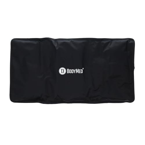 BodyMed Reusable Gel Ice Pack Cold Compress for Back, Shoulder, Neck, & Knee - Professional Grade Cold Therapy for Injuries, Aches, Swelling, Bruises, Sprains - 21 in. x 11 in. (Oversize) - size: 21 in × 11 in (Oversize) (Pack of 1)
