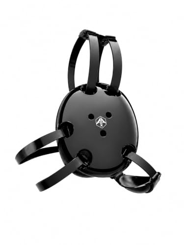 Wrestling Protective Headgear, Black, Impact Protection for Training and Competition