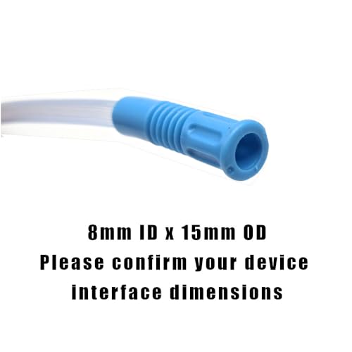 Extended Suction Connection Tube, 10 Feet Extra Long – Extension Suction Hose Compatible with Collection Devices - Veterinarian Suction Machines