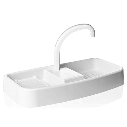 Sink Twice for Toilet Tanks Measuring 15.25" - 16.8" (Measured with lid Off)