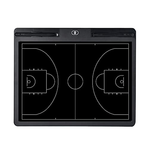 Pure Vie Electronic Basketball Coaching Board LCD Blackboard with Stylus | Portable Basketball Strategy Dry Erase Clipboard for Coaches Training and Matches, Sporting Gifts Daily Assistant Equipment