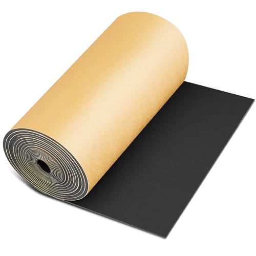 Pangda 1 Piece 78 x 16 x 2/5 Inches Extra Large Marine Foam Roll Closed Cell Rubber with Adhesive Insulation Sheets Lightweight Single Sided Tape Water Weather Resistant for Craft - size: 78 x 16 x 2/5 Inch