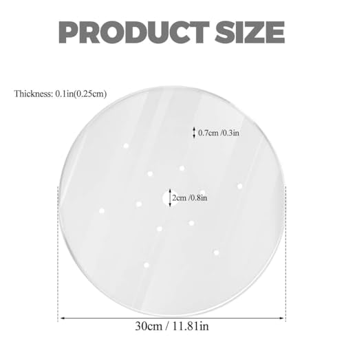 Acrylic Aquarium Anti Jumping Lid Cover 11.8 inch Effectively Prevents Water Splashing Prevent Fish Reptiles from Out of The Tank 1 Piece