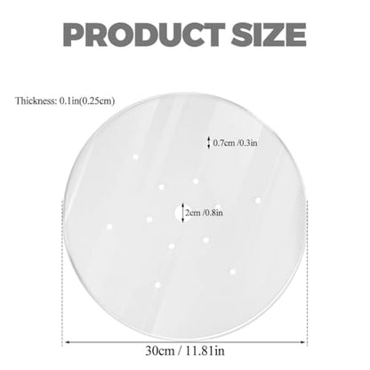 Acrylic Aquarium Anti Jumping Lid Cover 11.8 inch Effectively Prevents Water Splashing Prevent Fish Reptiles from Out of The Tank 1 Piece