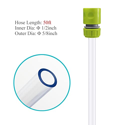 Laifoo 50ft Aquarium Water Changer Gravel & Sand Cleaner Fish Tank Siphon Cleaning Tools