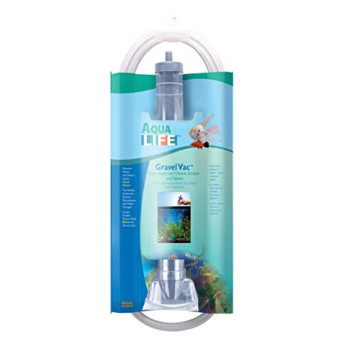 Penn-Plax Gravel Vacuum for Aquariums | Make Cleaning and Tank Maintenance Quicker and Easier (GV16) 16"