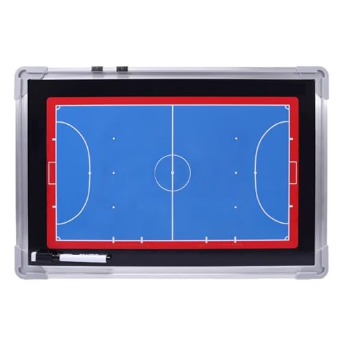 Futsal Tactic Board, Magnetic Soccer Coaching Board with Tactics Magnets and Water-Based Pen, Writable and Erasable, for Teaching Instruction
