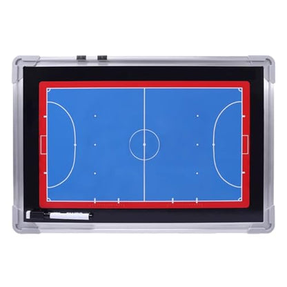 Futsal Tactic Board, Magnetic Soccer Coaching Board with Tactics Magnets and Water-Based Pen, Writable and Erasable, for Teaching Instruction
