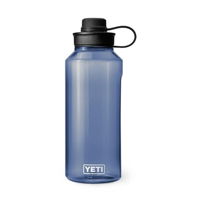 YETI Yonder Water Bottle with Yonder Tether Cap, Lightweight, Leakproof and BPA-Free - color: Navy, size: 50 Ounces