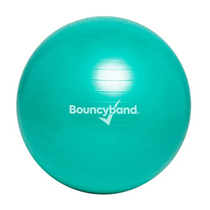 Bouncyband Balance Ball – Create Flexible Seating to Improve Focus at School, Office, or Home with This No-Roll Weighted Ball - color: Green, size: Large (Pack of 1)
