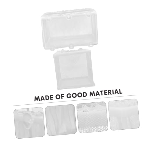 TOYANDONA 2pcs Fish Breeding Divider Floating Mesh for Aquarium Water Isolation Net for Fry and Fish Easy to Install and Clean Compact