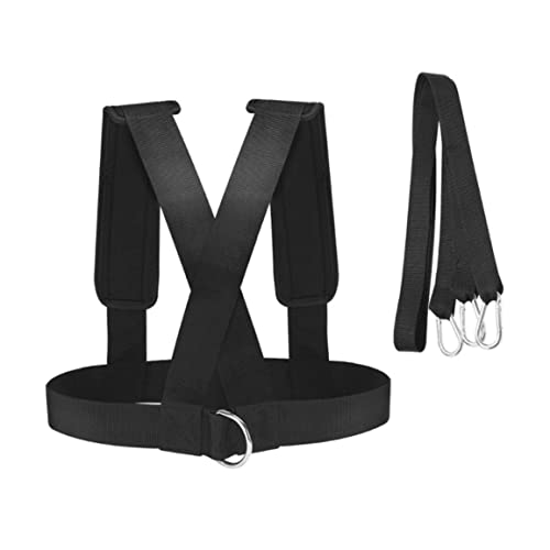 Speed Harness, Sled Harness Tire Pulling Speed Resistance Power Belt Adjustable Weight Trainer with Pull Strap for Daily Use