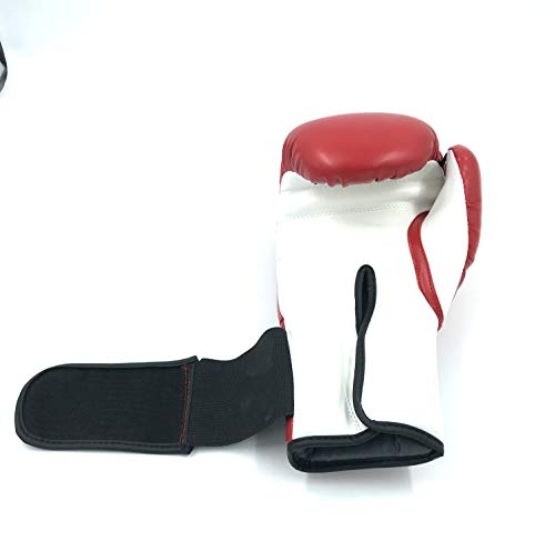 Boxing Gloves Red Kickboxing, Grappling, Fighting, Muay Thai Training Boxing Bag Gloves, Punch Bags and Focus Pads Punching Plain-Blank Vinyl Gloves No Logo - size: 10oz