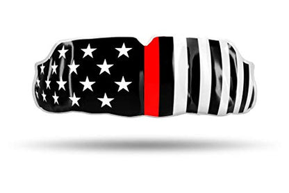 Impact Custom Professional MMA/Boxing/Muay Thai Mouthguard -Flag Series - color: Firefighter