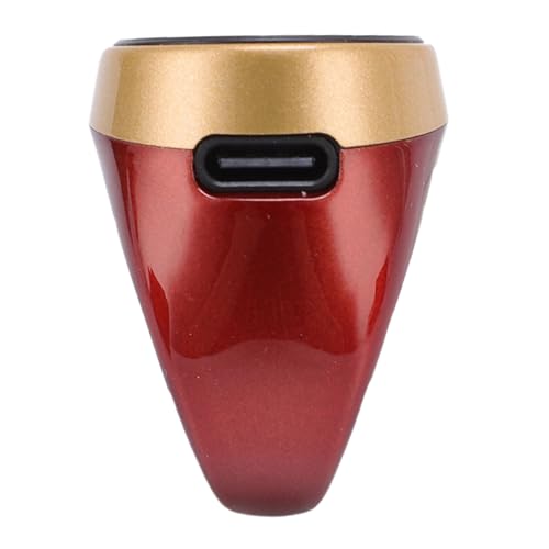 Smart Counter, Digital LCD Screen Rechargeable Electronic Tally for Muslim Islamic Prayer Work Sports, Finger Counter Touch Control - color: Red