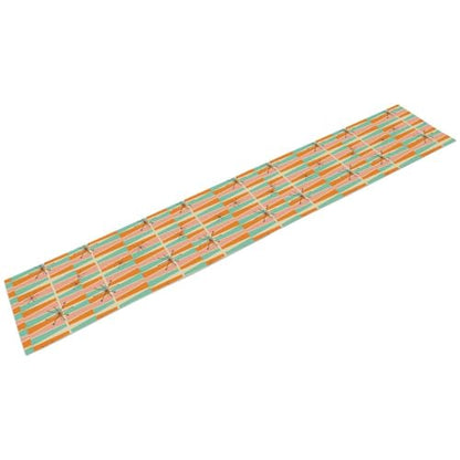Mid Century Modern Table Runner,Abstract Aesthetic Geometric Mid Century Retro Modern Patterns Printed Linen Table Runner for Kitchen Dining Room Holiday 13x36 Inch - color: Mid Century-3, size: 13x36 Inch