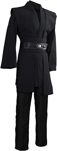 GOLDSTITCH 남성용 튜닉 로브 나이트 팬시 쿨 코스프레 코스튬 - color: 블랙(튜닉), size: XXL