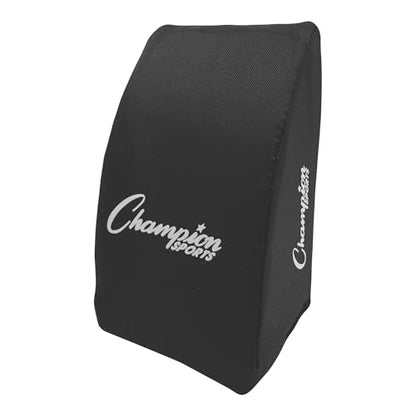 Champion Sports Cushioned Catcher's Knee Support – Ergonomic Design for Players 5'7" and Under – Black - size: 5'7" and Below