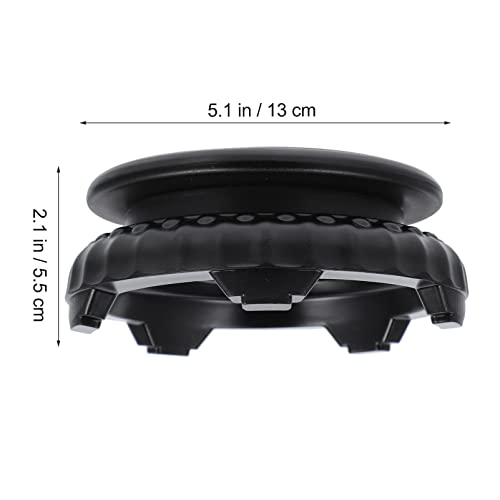 Alipis Bonsai Rotating Pedestal 5.11in Round Flowerpot Base Vase Display Stand for Tea Set Small Fish Tank Jade Home Office Flower Shop and Garden Decor