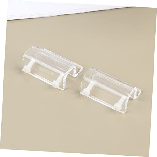 GALPADA 4Pcs Acrylic Fish Tank Cover Holder Support Bracket for Lids Aquarium Rack for Open Tanks Pet Boxes and Heat Preservation