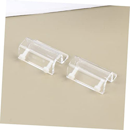 GALPADA 4Pcs Acrylic Fish Tank Cover Holder Support Bracket for Lids Aquarium Rack for Open Tanks Pet Boxes and Heat Preservation