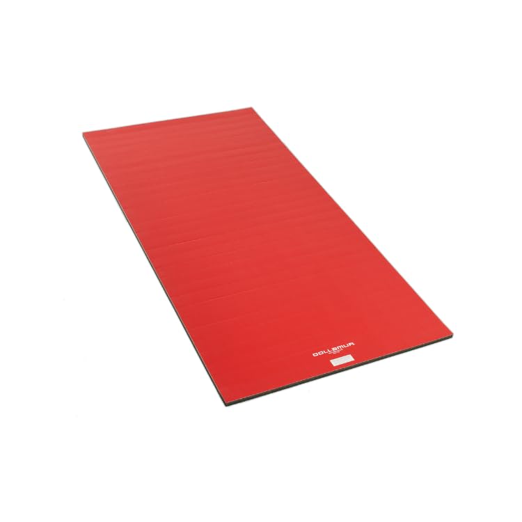 Dollamur 5'x10'x1.25" Jiu-Jitsu Mat, Tatami - color: Red