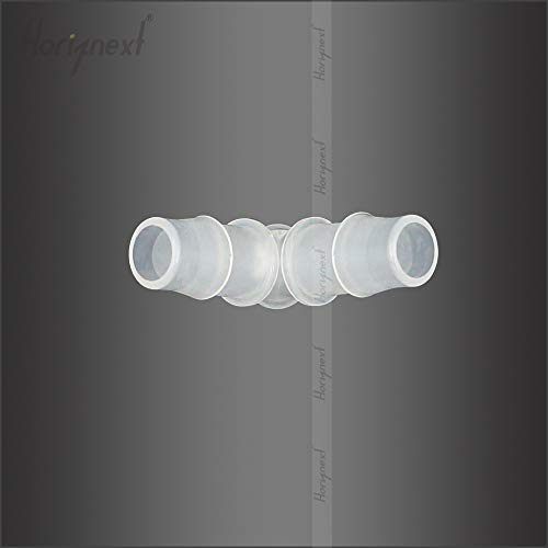 3/8" Polypropylene Y-Shaped 3-Way Barbed Hose Fitting, 10 Pcs | Y-shaped design splits one inlet into two angled outlets for air hoses and water pipes; supports routing and repair projects - style: 10pcs, 3/8" O.D.